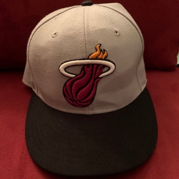 Miami heat fitted hat